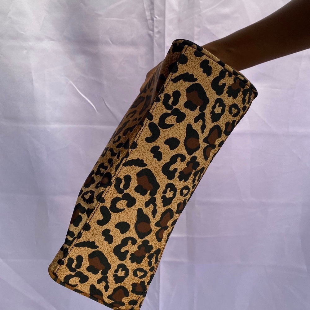 Gorgeous Ombr Leopard Print Structured Handbag - image 4